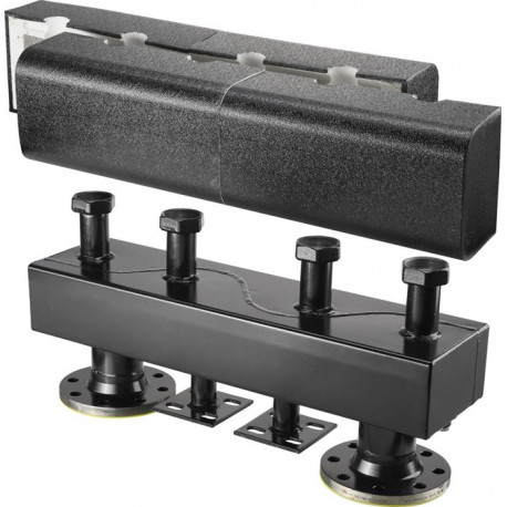 BLOC DE REPARTITION ISOLE, DN40/50, 3 CIRCUITS