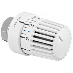 Tête thermostatique OV UNI LA ​​​​avec capteur de liquide blanc avec mise à zéro