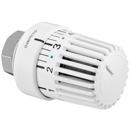 Tête thermostatique OV UNI LA ​​​​avec capteur de liquide blanc avec mise à zéro