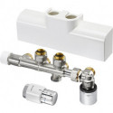 SET MULTIBLOCK T-RTL / UNI SH, 1/2 x 3/4 , chroméE
