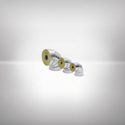 Coude armacell laine de roche , alu DSD 20mm 42mm (Par 8)