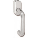 Poignée fenêtre 111XAFGA inox matt 30 mm DIN gauche verrouillable HEWI