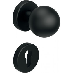 Jeu de rosaces 111PBR03.233 polyamide 90m PZ DIN gauche / droite ronde HEWI