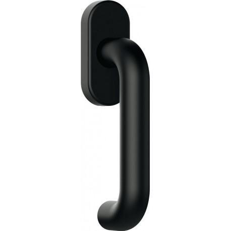 Poignée fenêtre 111PBFG PA 90 noir profond 40mm Stand.HEWI