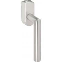 Poignée fenêtre verrouillable 162XAFGA Inox mat .40mm verrouillable HEWI