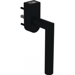 Poignée fenêtre 162PBFGA.2 PA 90 noir profond 35mm verrouillable HEWI