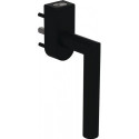 Poignée fenêtre 162PBFGA.2 PA 90 noir profond 35mm verrouillable HEWI