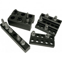 Porte-outil SK50 en polypropylène compact 6 pièces l. 390 x P. 260 x H. 150 mm