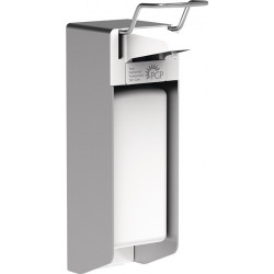 Set distributeur de savon EUROMAT 1000N H292xW94xT environ Distributeur gris + flacon vide GREVEN