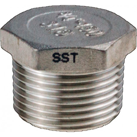Bouchon EN 10226-1 NPS-3/4 pouce 6-pans L 22mm SPRINGER (Par 10)