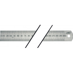 Règle en métal L.1500mm acier flexible graduation g A -mm/mm H.PREISSER