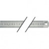Règle en métal L.1500mm acier flexible graduation g A -mm/mm H.PREISSER