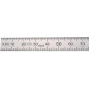 Règle en métal L.2000mm acier flexible graduation g B -mm/1/2mm H.PREISSER