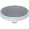 Lavabo à encastrer VariForm rond d: 400mm sans trou de robinetterie sans trop plein blanc