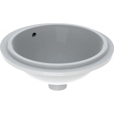 Lavabo sous plan VariForm rond d: 330mm sans trou de robinetterieavec trop plein we