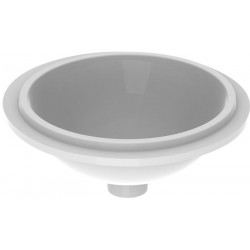 Lavabo sous plan VariForm rond d: 330mm sans trou de robinetterie sans trop plein we