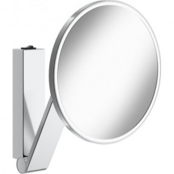 Miroir grossissant iLook_move d : 212 mm, finition aluminium KEUCO illuminée