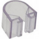 Clips 18 mm transparent