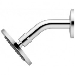 Douche à effet pluie IDEALRAIN d : 100 mm, avec raccord mural courbe chromé IDEAL STANDARD