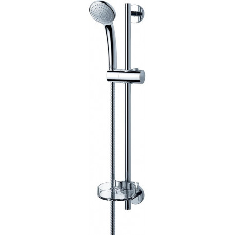 Set de douche IDEALRAIN S1 1-Fkt.-Douchette d:80mm 600mm chromé