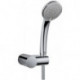 Ensemble douchette IDEALRAIN S douchette fonctionnelle d : 80 mm S3, 3 modes de jets : pluie, averse, ma chrome IDEAL STANDARD