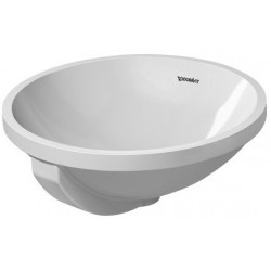 Lavabo à encastrer Duravit ARCHITEC avec trop-plein sans plage de robinetterie d- 400 sans plage de robinetterie we