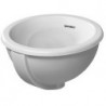 Lavabo à encastrer DURAVIT ARCHITEC BALIavec trop plein sans trou de robinetterie B d: 335mm sans trou de robinetterie blanc