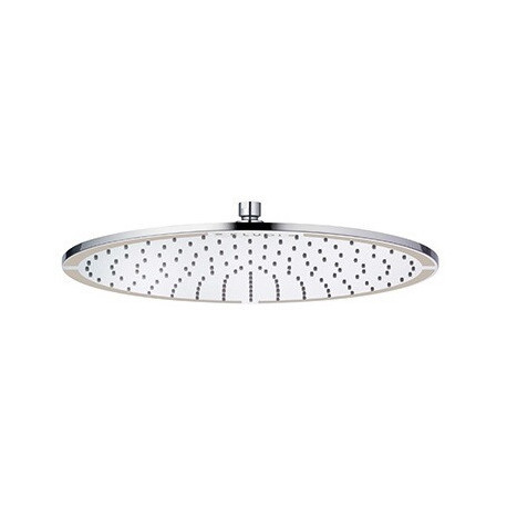 A-qa tête de douche métallique plate 400 mm