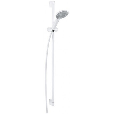 Freshline set de douche l900 mmavec douchette à main 1s chromée/blanc