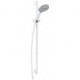 Freshline set de douche L90 cmavec douchette 3 jets blanc brillant