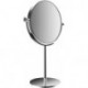 Miroir sur pied PURE rond. d: 177.mm. 3-fois chromé