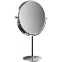 Miroir sur pied PURE rond. d: 229.mm. 3-fois chromé