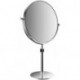Miroir sur pied PURE rd d: 229.mm 3f réglable en hauteurer Ajustable chromé