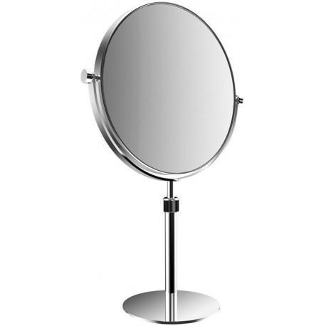 Miroir sur pied PURE rd d: 229.mm 3f réglable en hauteurer Ajustable chromé