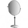 Miroir sur pied PURE rd d: 229.mm 3f réglable en hauteurer Ajustable chromé