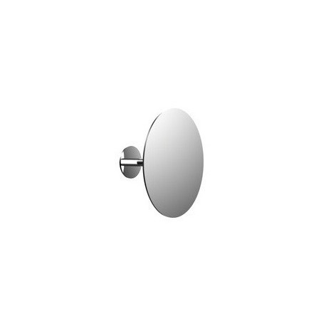 Miroir adhésif rond. d: 200mm. sans bord chromé 7-fois