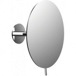 Rétroviseur adhésif rond, d 200 mm, sans rebord 3 volets chromé EMCO