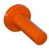 Porte-rouleau papier WC SERIE 477 d: 33mm. avec rosace d: 70mm orange