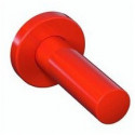 Porte-rouleau papier WC SERIE 477 d: 33mm. avec rosace d: 70mm corail