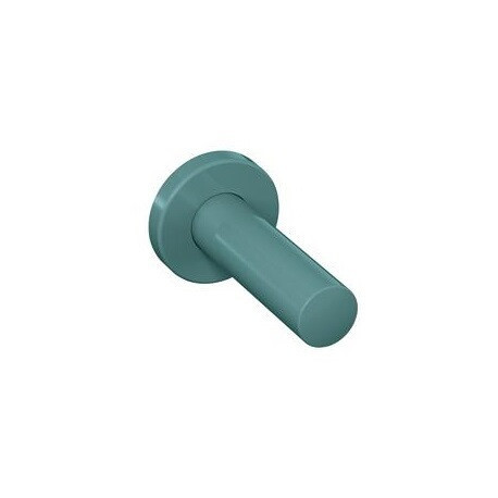 Porte-rouleau papier WC SERIE 477 d: 33mm. avec rosace d: 70mm bleu aqua