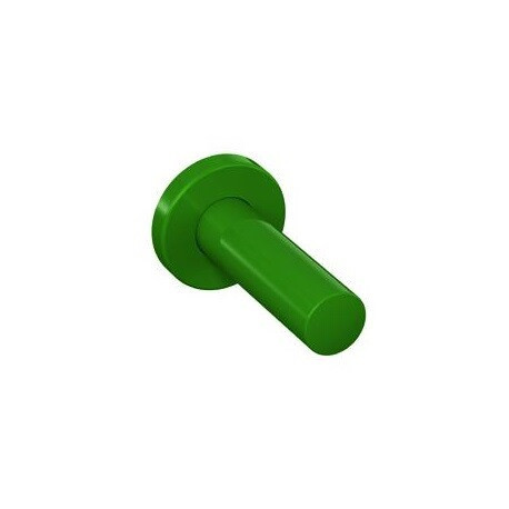 Porte-rouleau papier WC SERIE 477 d: 33mm. avec rosace d: 70mm vert