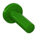 Porte-rouleau papier WC SERIE 477 d: 33mm. avec rosace d: 70mm vert