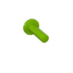 Porte-rouleau papier WC SÉRIE 477 d : 33mm. avec rosace d : 70mm vert pomme