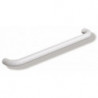 Porte-serviettes de bain SERIE 477 d: 28mm sans rosace Cote axiale 570mm gris clair