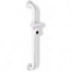 Barre porte-douche SERIE 477 90mm tief d: 33mm Cote axiale 600mm bleu aqua