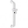 Barre porte-douche SERIE 477 90mm tief d: 33mm Cote axiale 600mm bleu aqua