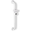 Barre porte-douche SERIE 477 90mm tief d: 33mm Cote axiale 600mm gris roche