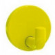 Crochet SERIE 477 45mm profondeur, rosace d: 50mm jaune moutarde