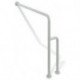 Barre de support sol-mur Hewi SERIE 801 B 834mm. H 850mm. d: 33mm bleu aqua