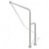 Barre de support sol-mur Hewi SERIE 801 B 834mm. H 850mm. d: 33mm bleu aqua